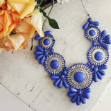 Bohemian Romance Necklace in Lilac: Alternate View #2