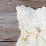 The Sugar Flower Dress in White: Alternate View #2
