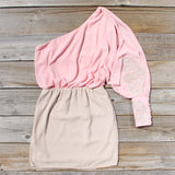 Captivated Asymmetrical Dress in Pink: Alternate View #1