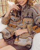 Bozeman Cozy Jacket in Mustard: Alternate View #3