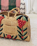 Vintage 70's Woven Tote: Alternate View #2