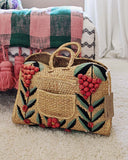 Vintage 70's Woven Tote: Alternate View #1