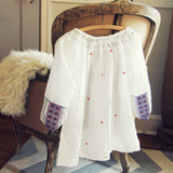 70's Embroidered Blouse: Alternate View #3