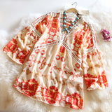 70's Siren Tunic Dress in Peach: Alternate View #2