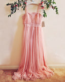 70's Swiss Dot Dress in Pink: Alternate View #2