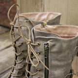 Sweet & Rugged Combat Boots: Alternate View #2