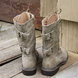 Sweet & Rugged Combat Boots: Alternate View #3