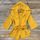 Flyaway Hoodie in Mustard: Alternate View #1