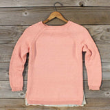 Library Card Sweater in Pink: Alternate View #2