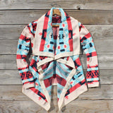 Big Sky Knit Sweater in Turquoise: Alternate View #1