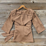 Flyaway Hoodie in Taupe: Alternate View #2