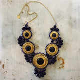 Bohemian Romance Necklace in Twilight: Alternate View #1