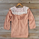 Laced Moon Hoodie in Pink: Alternate View #4