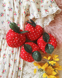 Sweet 70's Fabric Apples: Alternate View #4