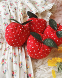 Sweet 70's Fabric Apples: Alternate View #3