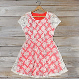 Aisle & Lace Dress in Geranium: Alternate View #1