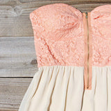 August Glow Dress in Peach: Alternate View #2