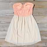 August Glow Dress in Peach: Alternate View #4