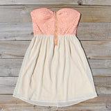 August Glow Dress in Peach: Alternate View #1