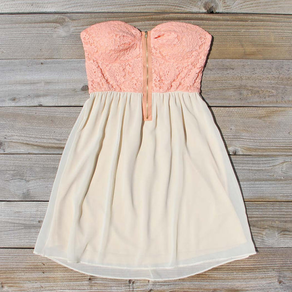 August Glow Dress in Peach: Featured Product Image