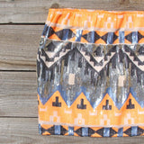 Back Trail Skirt in Orange: Alternate View #2