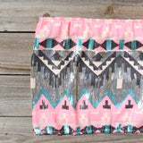 Back Trail Skirt in Pink: Alternate View #2