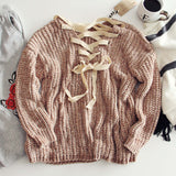 Chenille & Tie Sweater: Alternate View #1