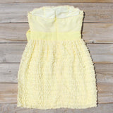 Chiffon Tart Dress in Lemon: Alternate View #4