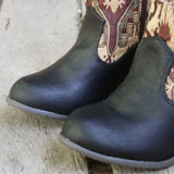 The Cooper Kilim Bootie in Black: Alternate View #2