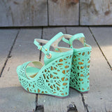 Dream Catcher Wedges in Mint: Alternate View #3