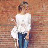 Forest Flower Top: Alternate View #1