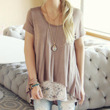 Hawkens Lace Tee: Alternate View #1