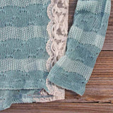January Mint Lace Top: Alternate View #3