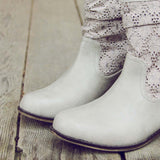 Laced Path Boots in Stone: Alternate View #2