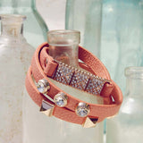 Moon Rise Bracelet in Peach: Alternate View #1