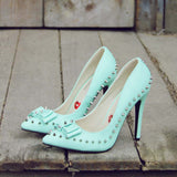 Mint & Studs Heels: Alternate View #1