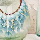 Mint Waterfall Necklace: Alternate View #2
