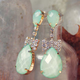 Mint & Bows Earrings: Alternate View #2