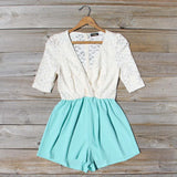 Night Tide Lace Romper: Alternate View #1