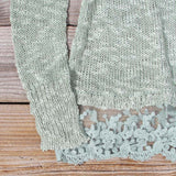 North Forest Knit Thermal in Sage: Alternate View #3