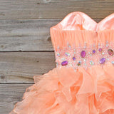 Spool Couture Peaches & Chiffon Dress: Alternate View #3