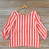 Sand & Sea Blouse in Watermelon: Alternate View #3