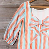 Sand & Sea Dress in Peach: Alternate View #2