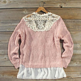 Sleepy December Sweater in Pink: Alternate View #4