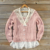Sleepy December Sweater in Pink: Alternate View #1