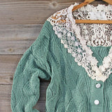 Sleepy December Sweater in Sage: Alternate View #2