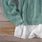 Sleepy December Sweater in Sage: Alternate View #3