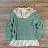 Sleepy December Sweater in Sage: Alternate View #4