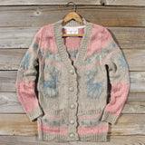 Snowy Canoe Knit Sweater: Alternate View #1