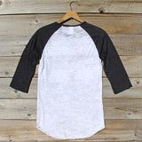 Spool Basics Baseball Sleeve Tee: Alternate View #4